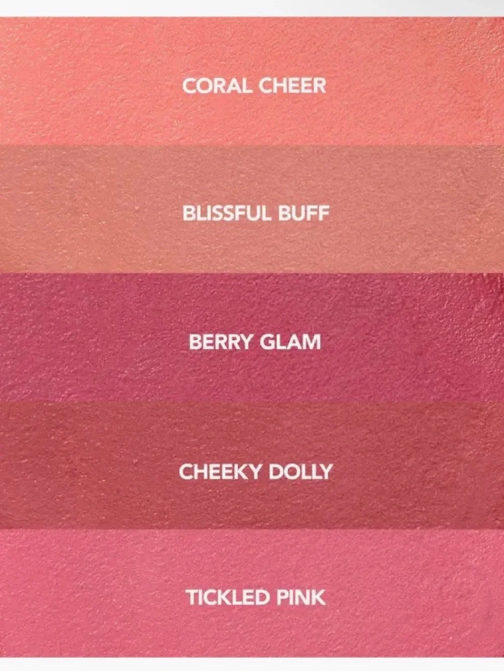 Buxom creamy blush